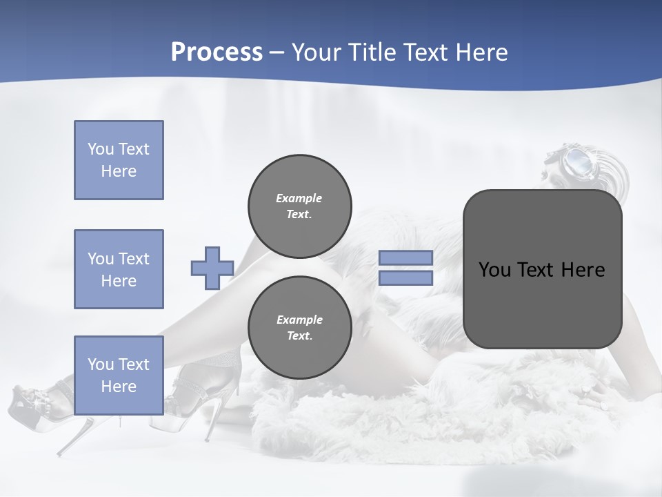 Attractive Blond Skincare PowerPoint Template