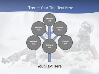 Attractive Blond Skincare PowerPoint Template