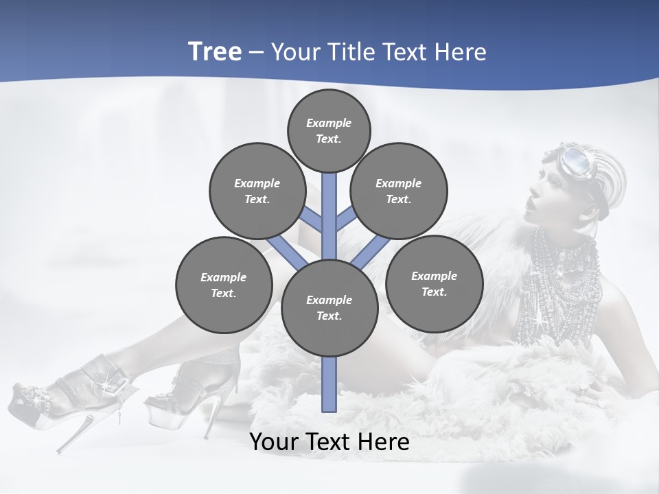 Attractive Blond Skincare PowerPoint Template