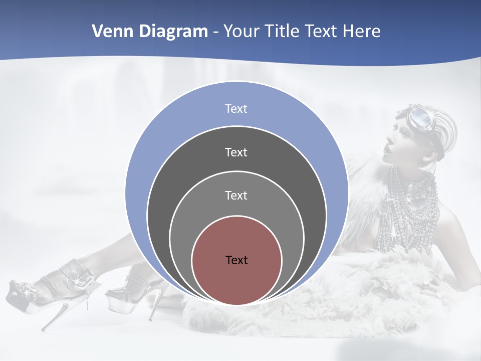 Attractive Blond Skincare PowerPoint Template