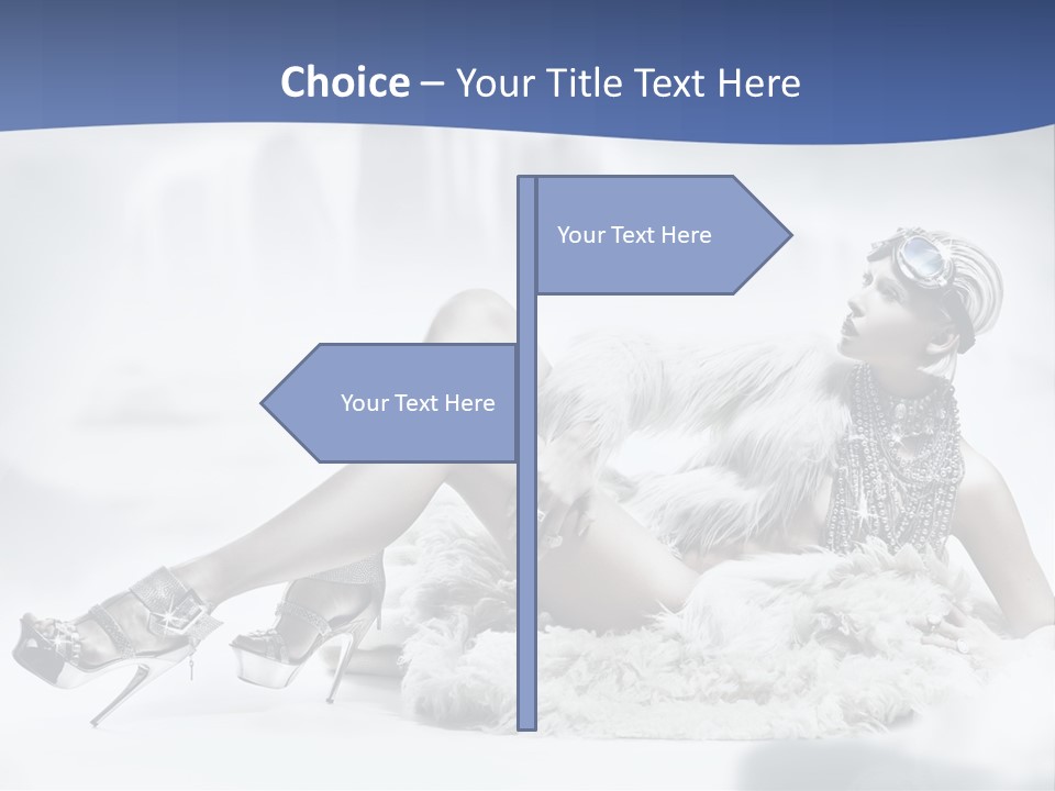 Attractive Blond Skincare PowerPoint Template