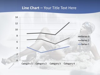 Attractive Blond Skincare PowerPoint Template