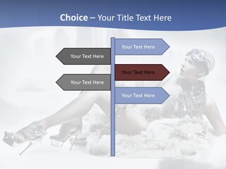 Attractive Blond Skincare PowerPoint Template