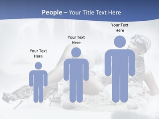 Attractive Blond Skincare PowerPoint Template