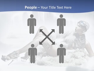 Attractive Blond Skincare PowerPoint Template