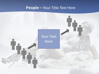 Attractive Blond Skincare PowerPoint Template