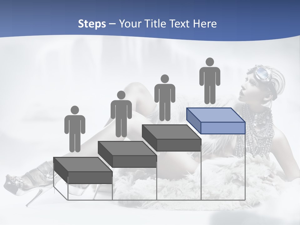 Attractive Blond Skincare PowerPoint Template