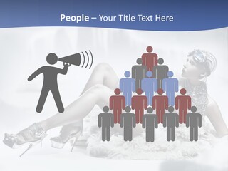 Attractive Blond Skincare PowerPoint Template