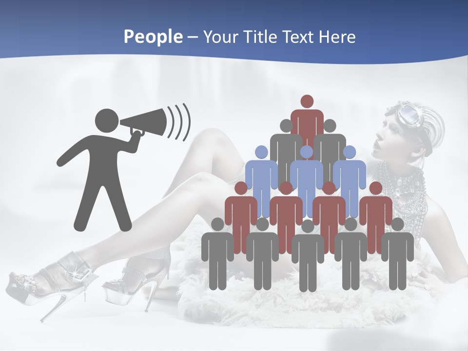 Attractive Blond Skincare PowerPoint Template