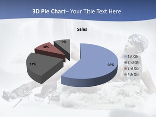 Attractive Blond Skincare PowerPoint Template
