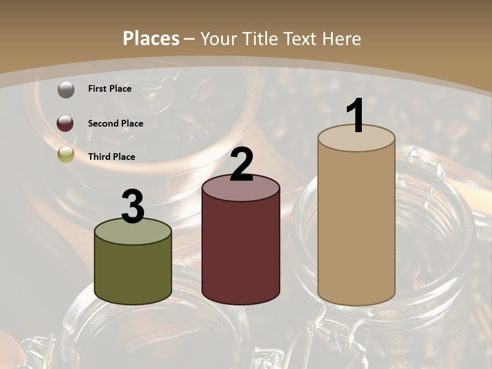 Close Up Heap Brown PowerPoint Template