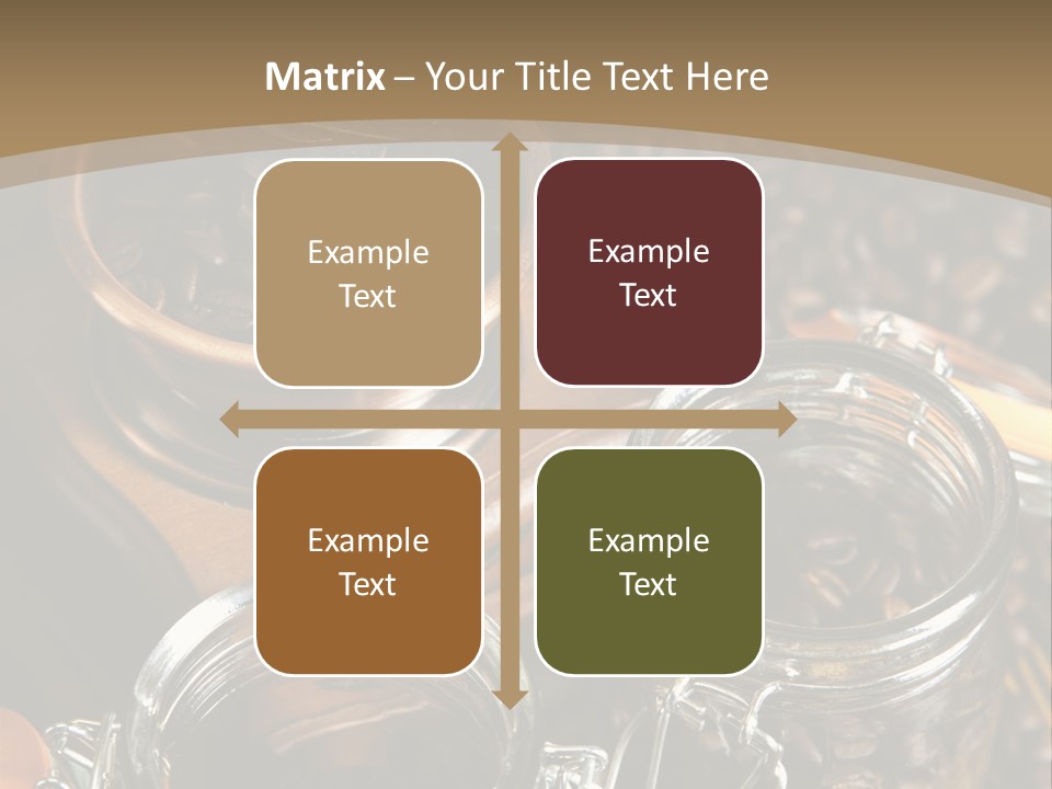 Close Up Heap Brown PowerPoint Template