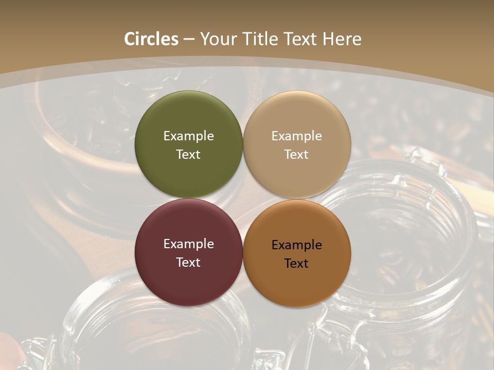 Close Up Heap Brown PowerPoint Template