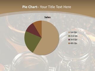 Close Up Heap Brown PowerPoint Template