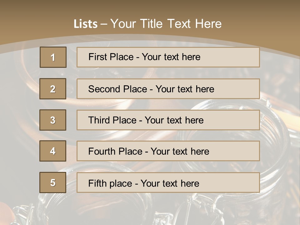 Close Up Heap Brown PowerPoint Template