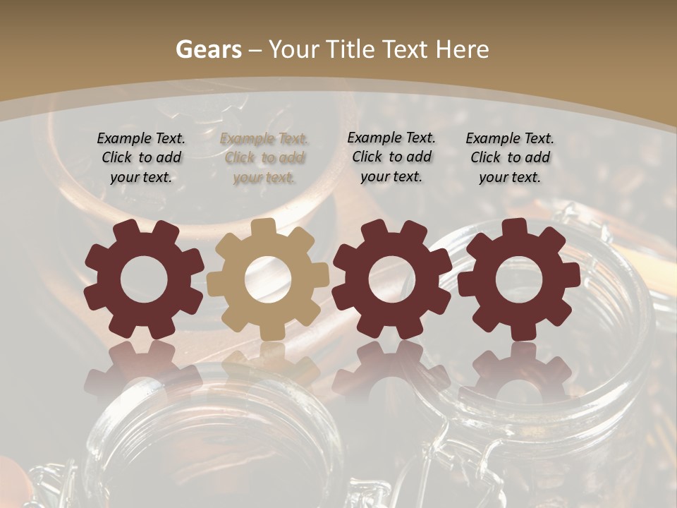 Close Up Heap Brown PowerPoint Template