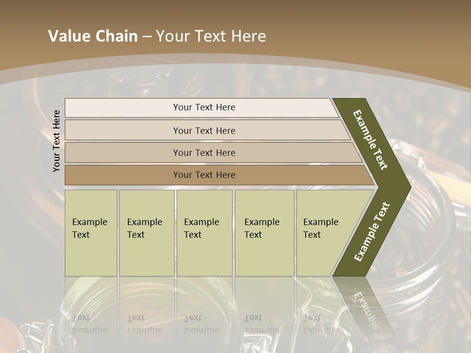 Close Up Heap Brown PowerPoint Template