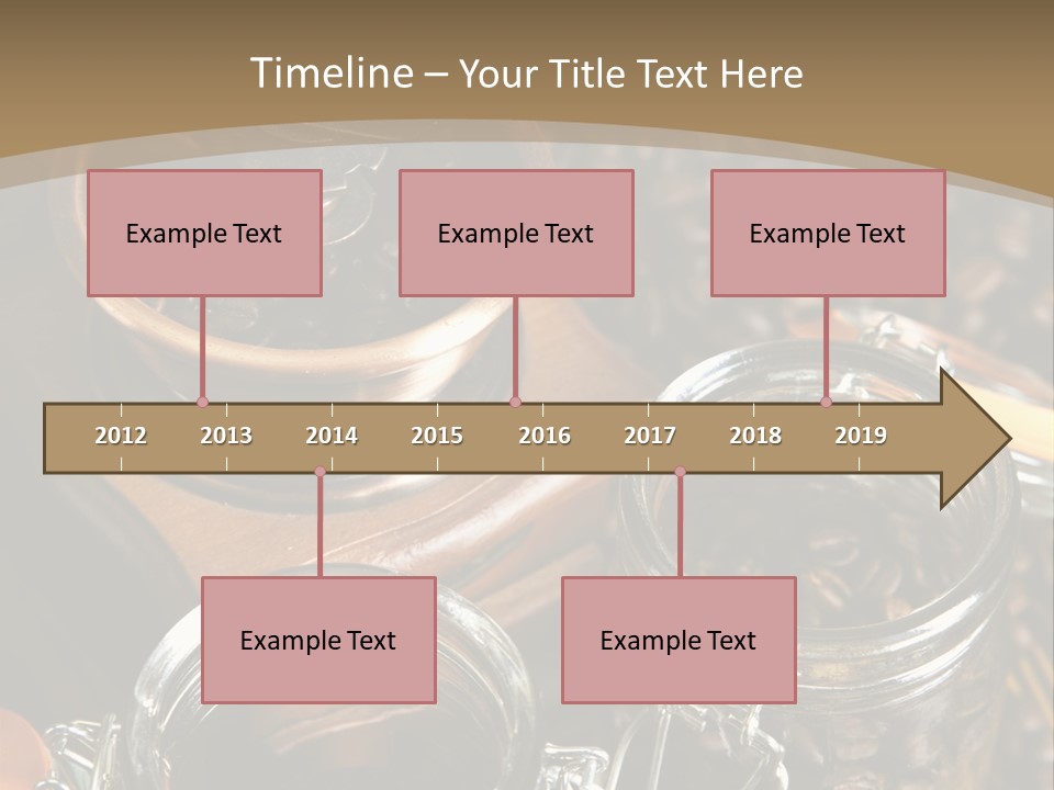 Close Up Heap Brown PowerPoint Template