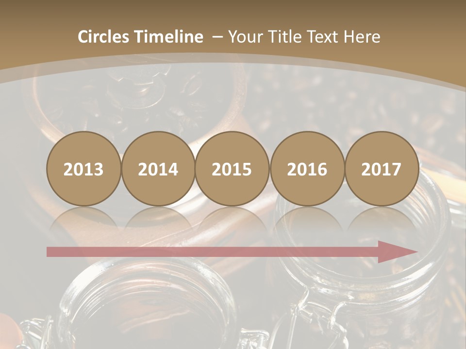 Close Up Heap Brown PowerPoint Template