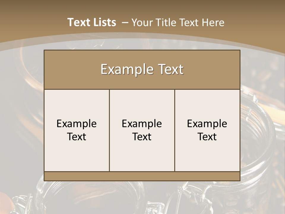 Close Up Heap Brown PowerPoint Template