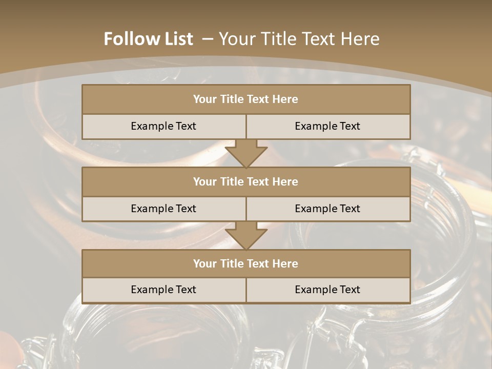 Close Up Heap Brown PowerPoint Template