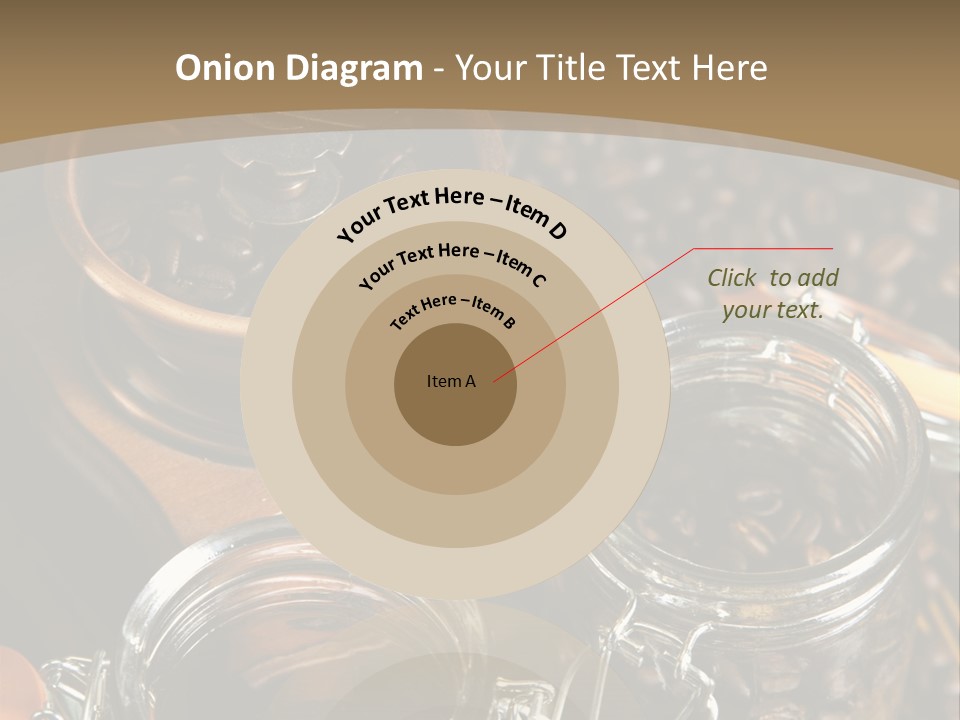 Close Up Heap Brown PowerPoint Template