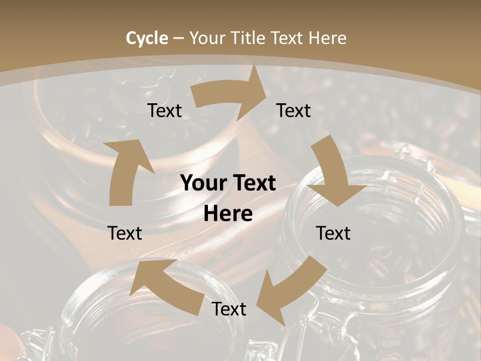Close Up Heap Brown PowerPoint Template