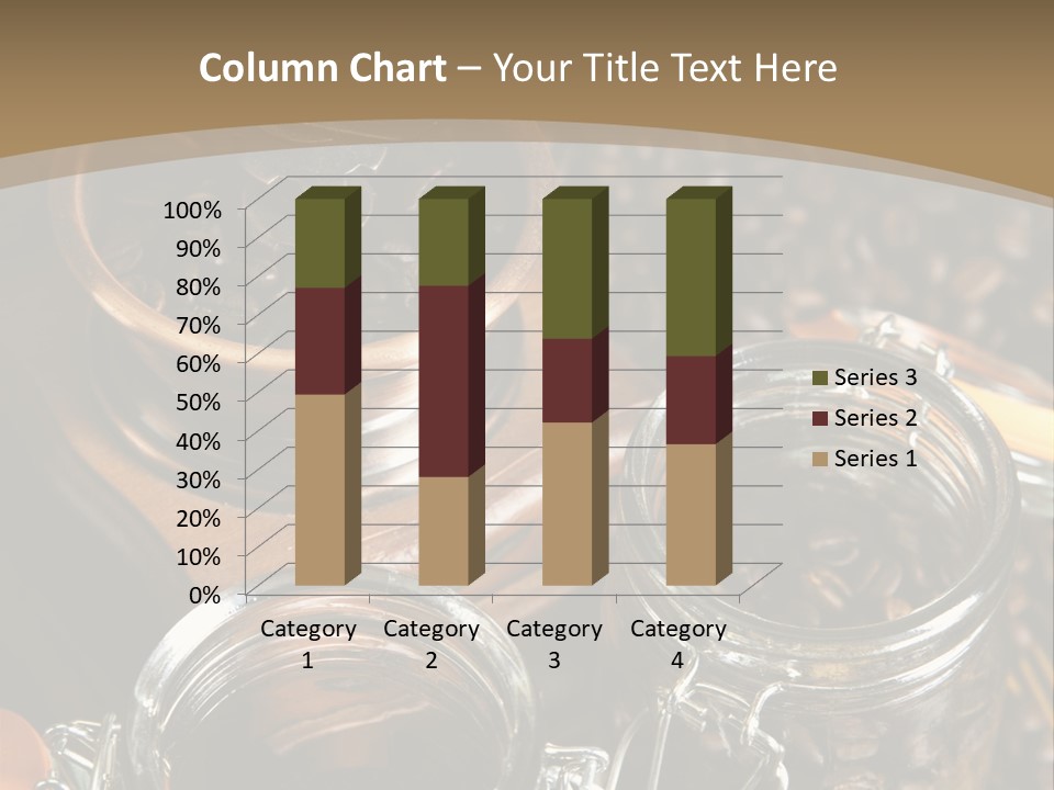 Close Up Heap Brown PowerPoint Template
