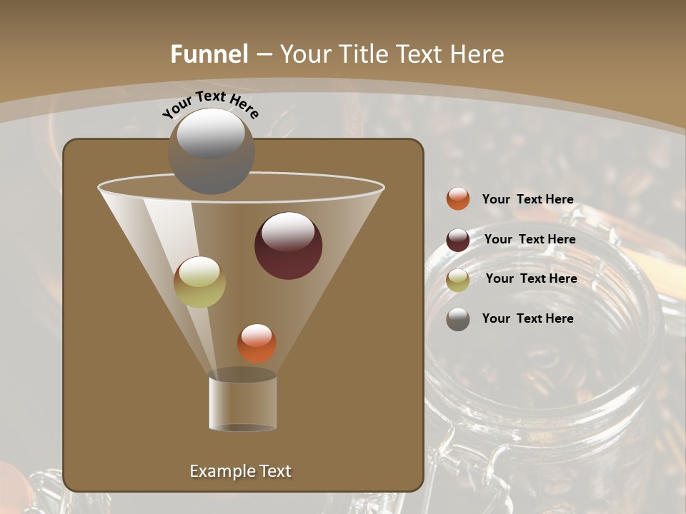 Close Up Heap Brown PowerPoint Template