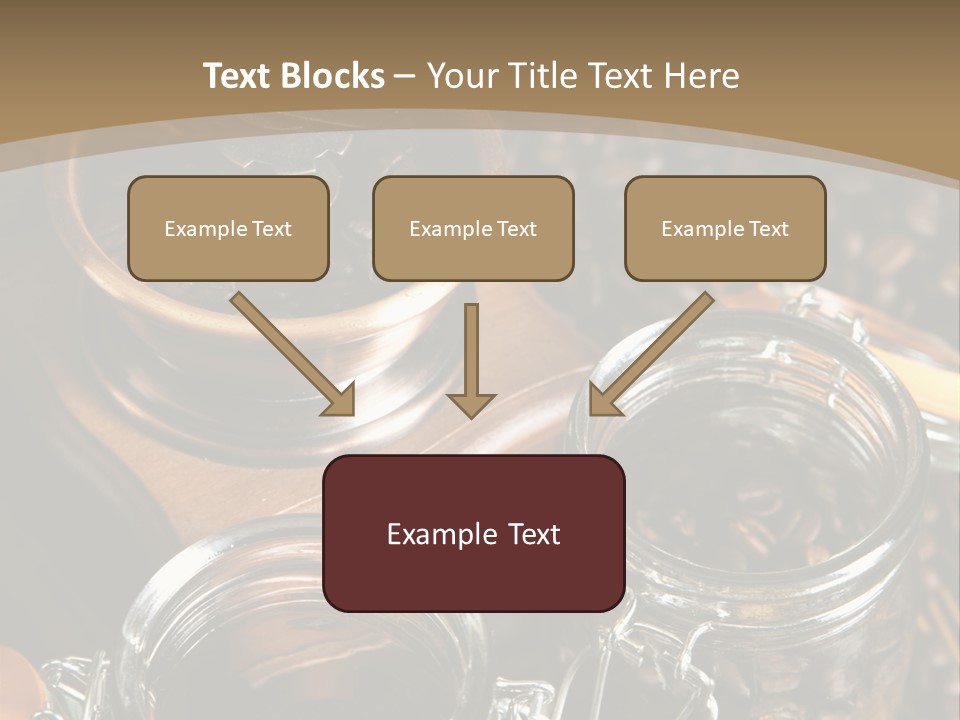Close Up Heap Brown PowerPoint Template
