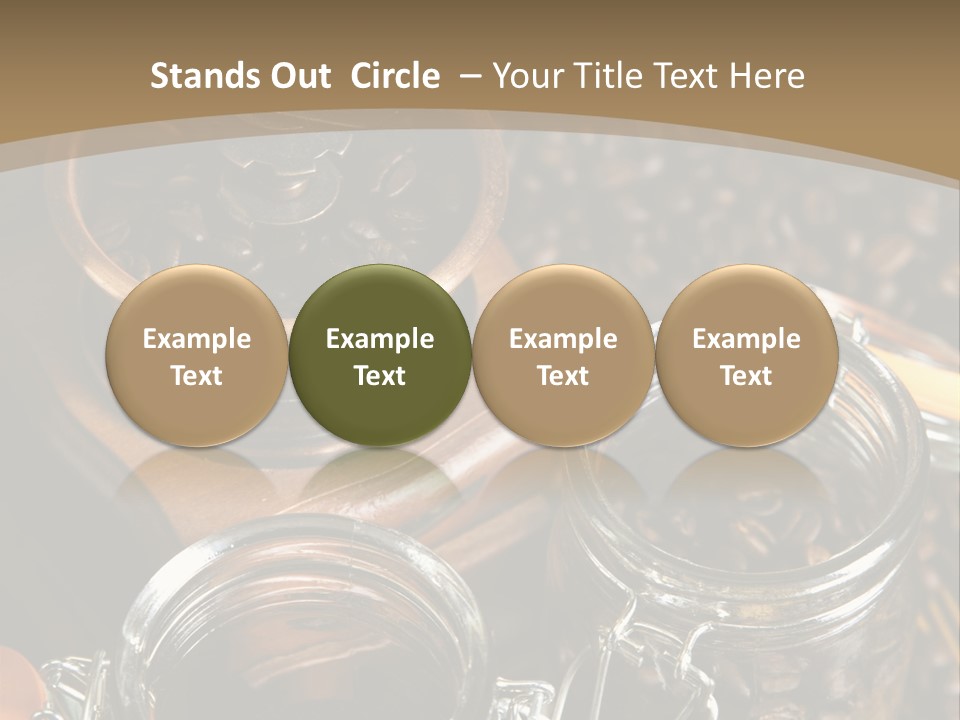 Close Up Heap Brown PowerPoint Template