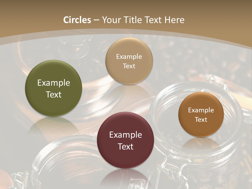 Close Up Heap Brown PowerPoint Template