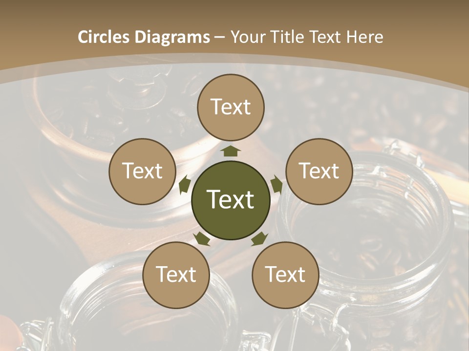 Close Up Heap Brown PowerPoint Template