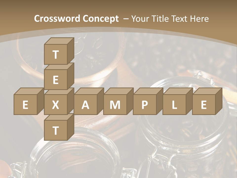 Close Up Heap Brown PowerPoint Template