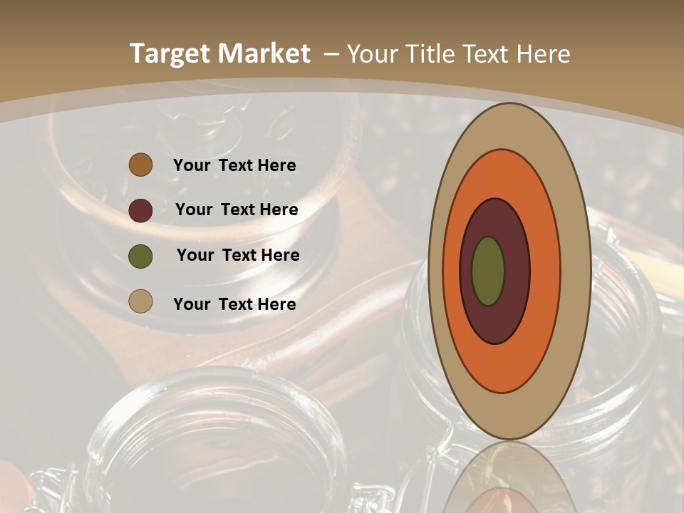 Close Up Heap Brown PowerPoint Template