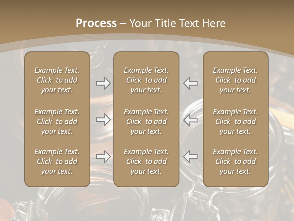 Close Up Heap Brown PowerPoint Template