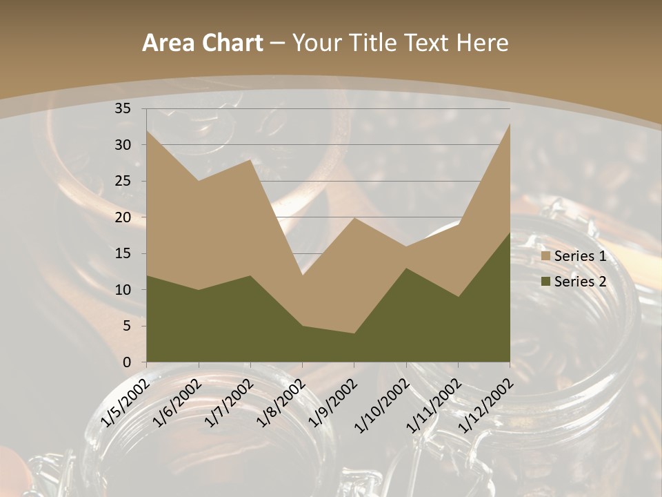 Close Up Heap Brown PowerPoint Template