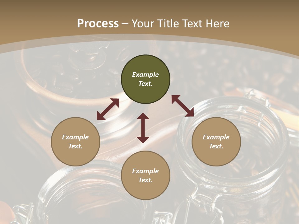 Close Up Heap Brown PowerPoint Template