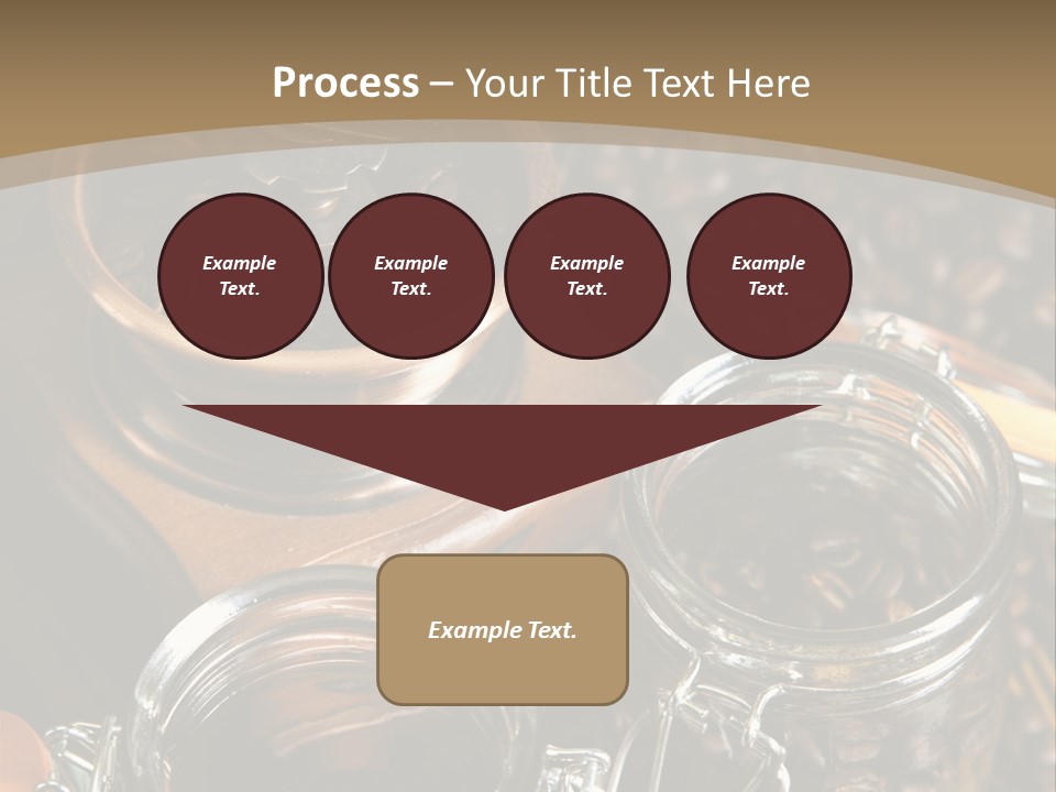 Close Up Heap Brown PowerPoint Template