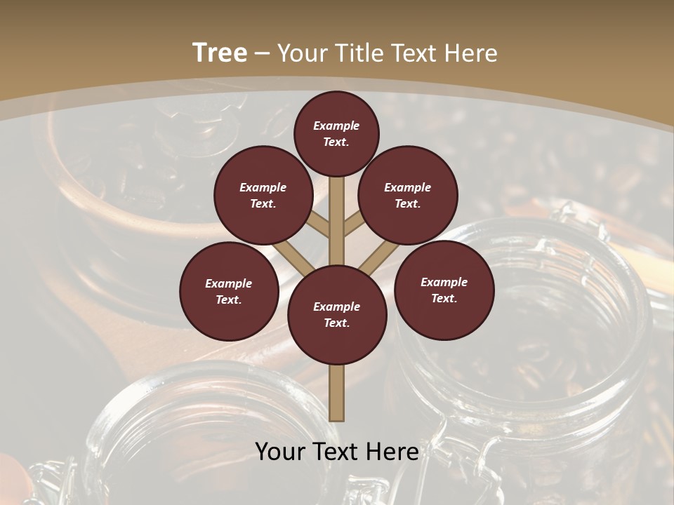 Close Up Heap Brown PowerPoint Template