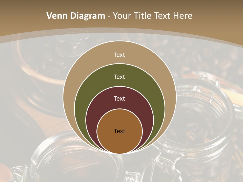 Close Up Heap Brown PowerPoint Template