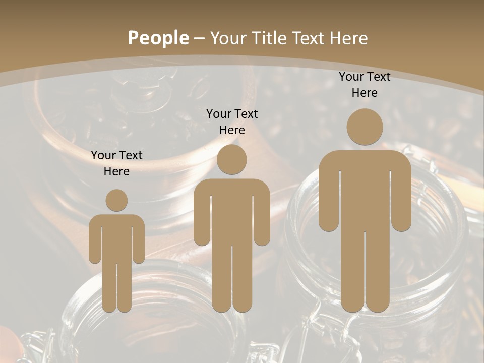 Close Up Heap Brown PowerPoint Template