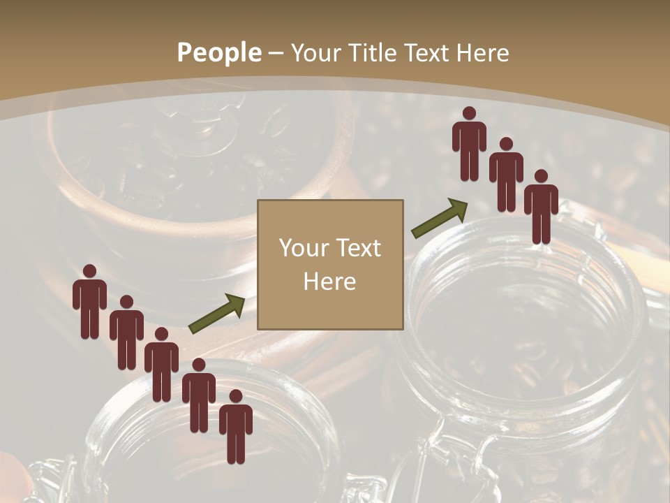 Close Up Heap Brown PowerPoint Template