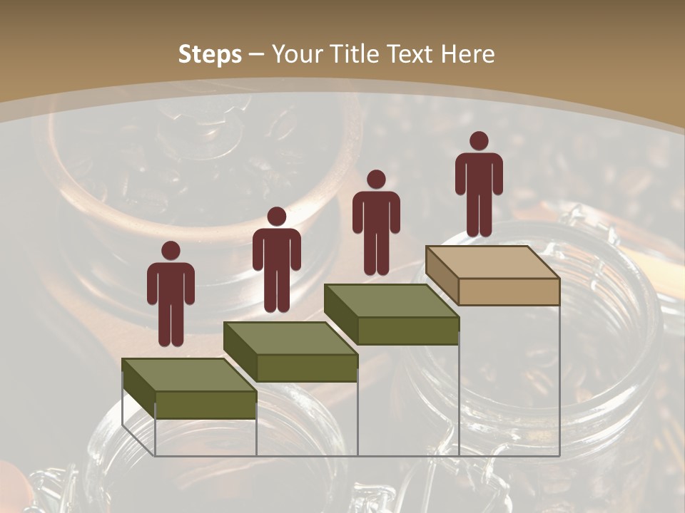 Close Up Heap Brown PowerPoint Template