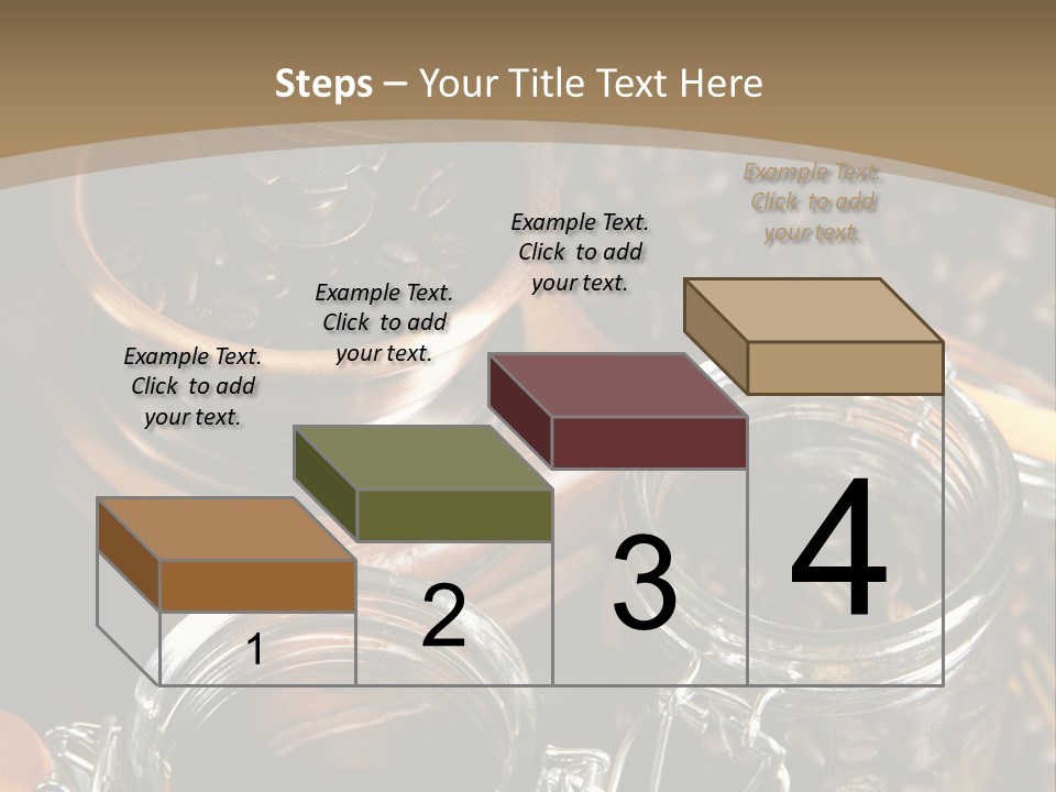 Close Up Heap Brown PowerPoint Template