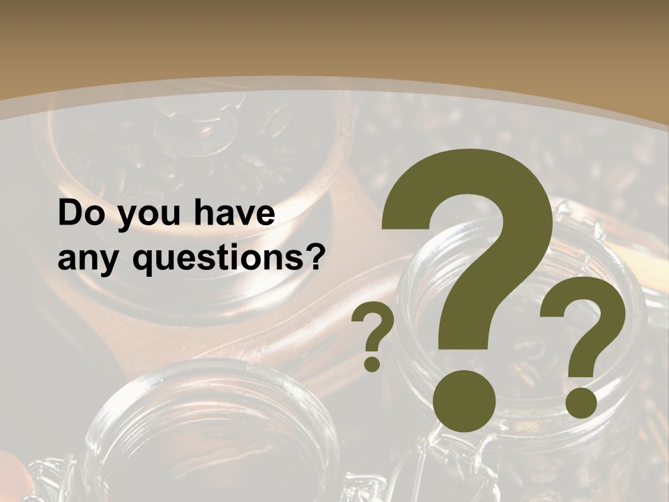 Close Up Heap Brown PowerPoint Template