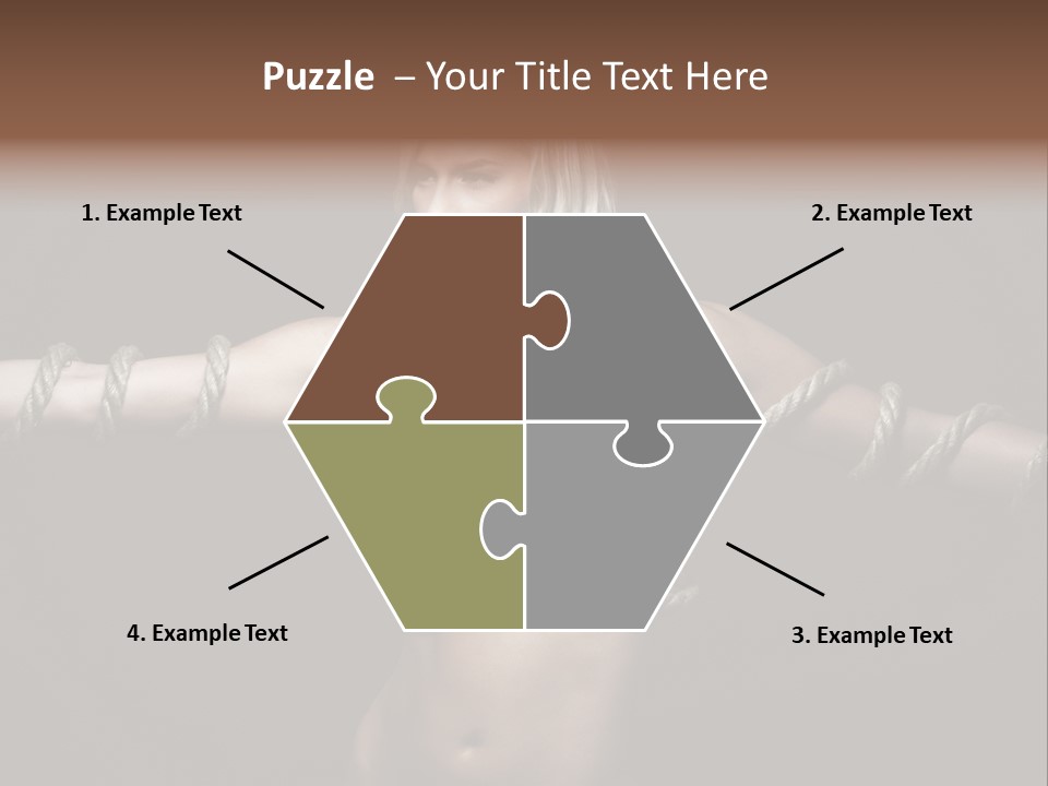 Beautiful Convict Stuck PowerPoint Template