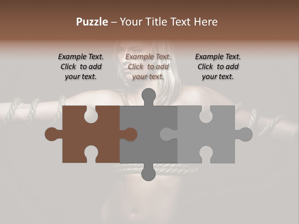 Beautiful Convict Stuck PowerPoint Template