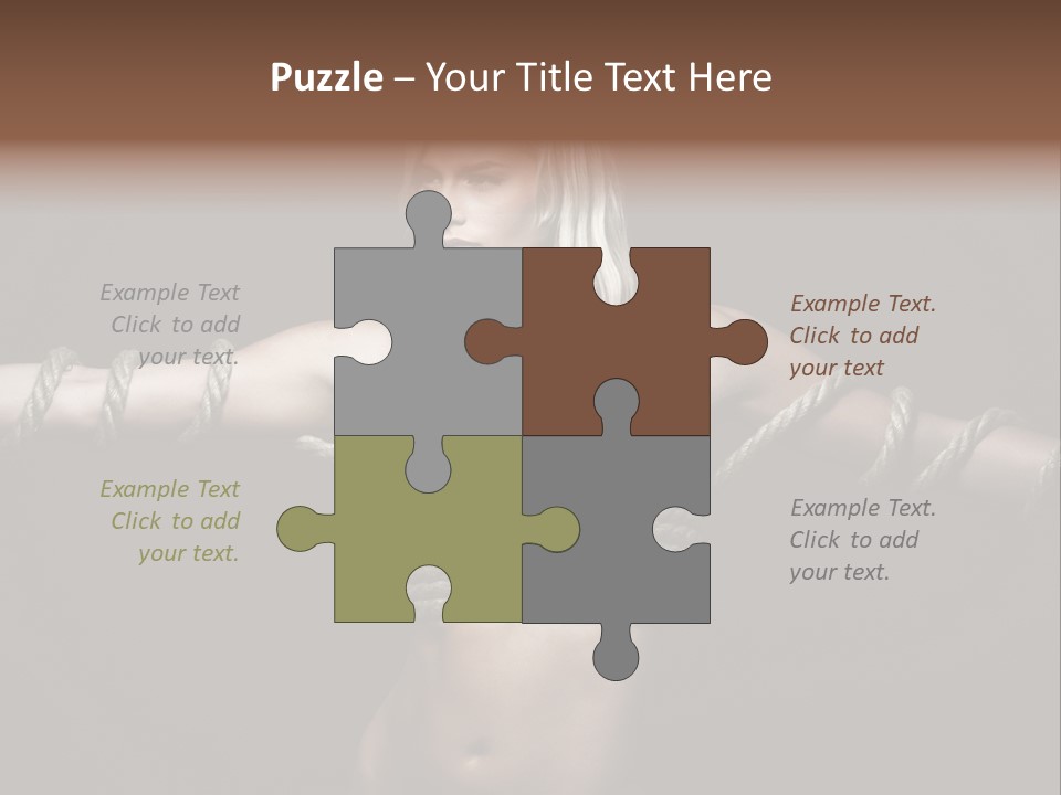 Beautiful Convict Stuck PowerPoint Template