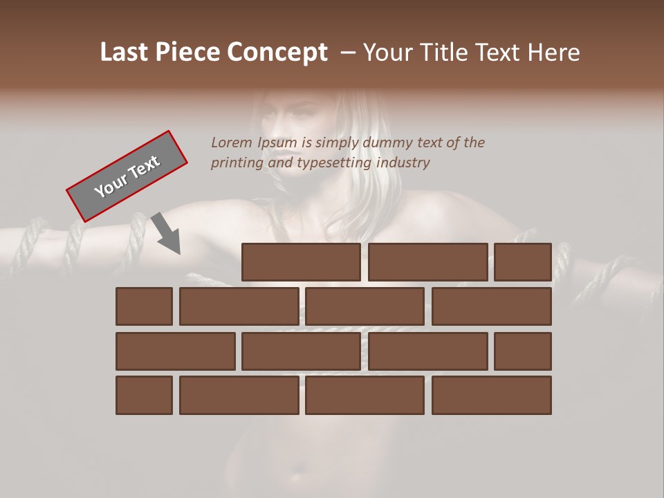 Beautiful Convict Stuck PowerPoint Template